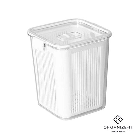 Pote Hermético Slim Multiuso Branco 3.050ml - Paramount 1779