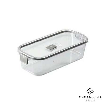 Pote Hermético Slim Multiuso Cinza 845ml - Paramount 1782