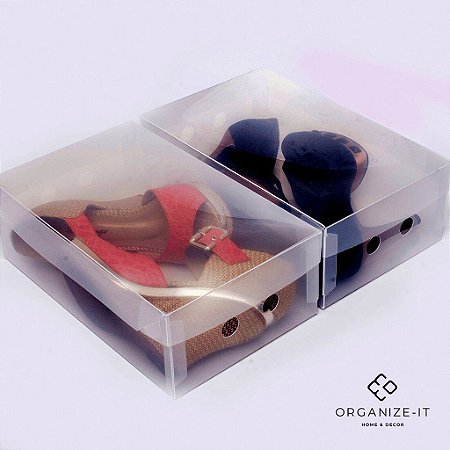 Caixa Organizadora Transparente 30x18,5x10cm 21081