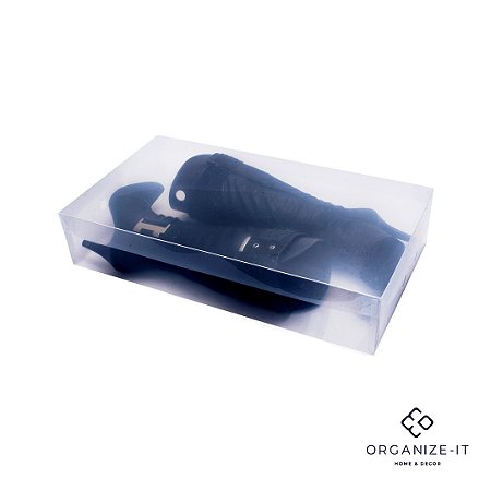 Caixa Organizadora Transparente 55x30x10cm 21083