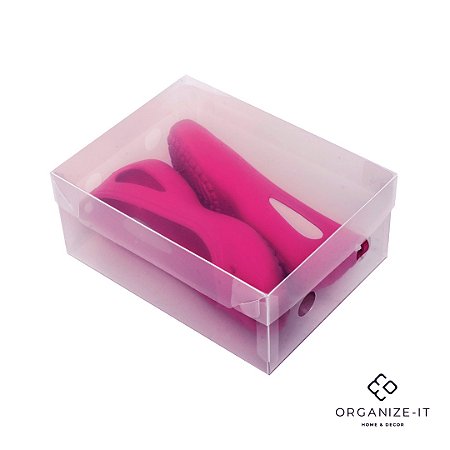 Caixa Organizadora Transparente 20x15x9cm 21086