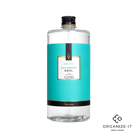Refil para Água Perfumada Breeze 1L Via Aroma 7898501763806