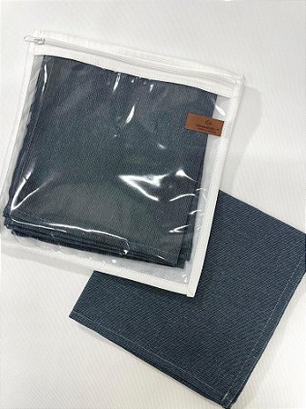 Kit 3Un Envelope Organizador de Guardanapos c/ Zíper 28x28cm Organize-it 1571K