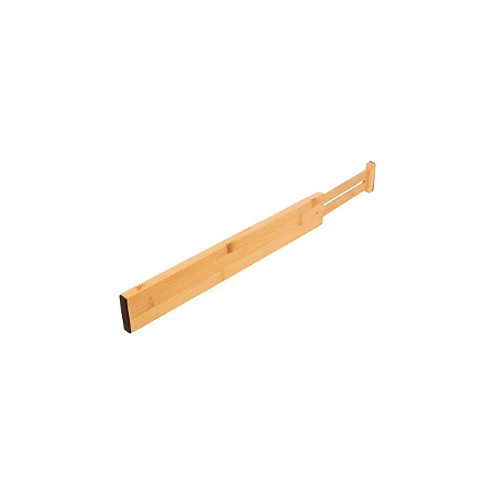 Divisória de Gavetas Ajustável 1,5 x 56 / 44 x 6,5cm Bambu