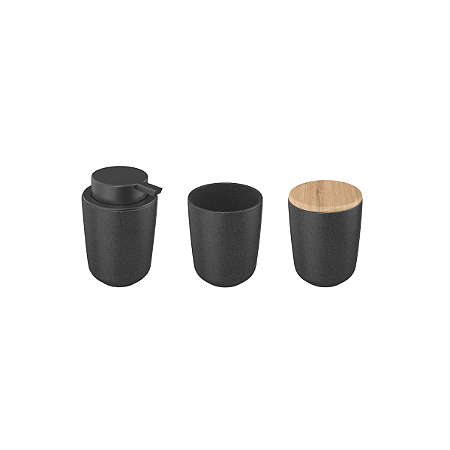 Kit para Banheiro 3 Peças Cerâmica Ou