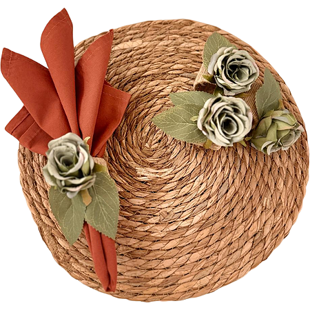 Porta guardanapo Rosa Verde