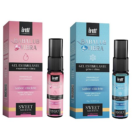 Excitante Beijável Babalub Sweet Secrets 15g Intt