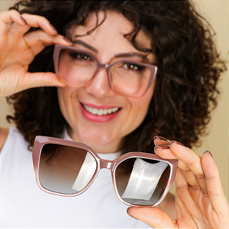kit Perfeito – Clipon  Maya nude + Cordão + Limpa lentes – por R$199,00