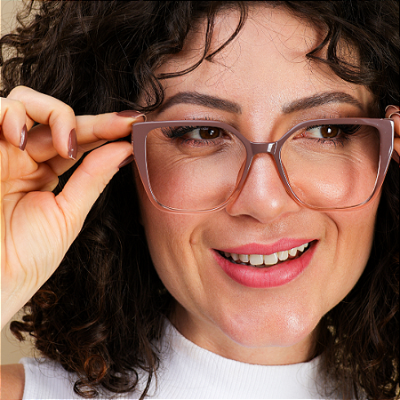 Clipon Maya Nude + óculos de maquiagem