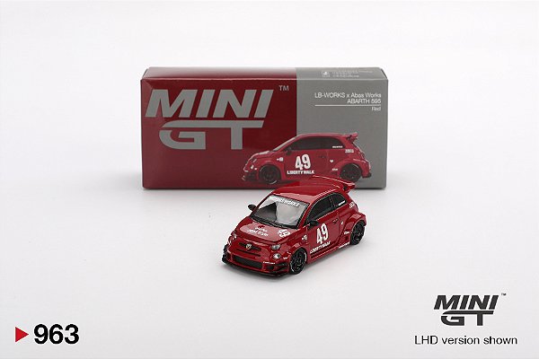 Mini GT 963 - LB-WORKS x Abas Works ABARTH 595 Red