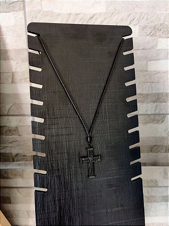COLAR CRUCIFIXO BLACK