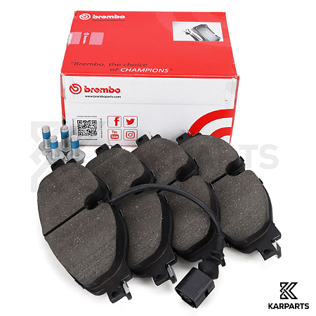 Jogo Pastilhas Freio Dianteiro Brembo P85126 Low Metal Golf GTI Jetta GLI Audi A3 TT
