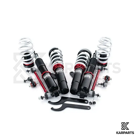 Kit de Suspensão Regulável Coilover ECS Tuning Golf GTI MK7 Jetta GLI Audi A3 S3 TT TTS