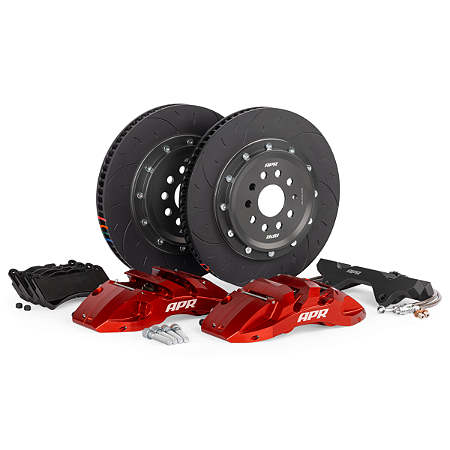 Kit Big Brake APR 370x34mm 6 Pistões Vermelho Audi VW MQB A3 S3 TT Golf GTI Jetta GLI Tiguan