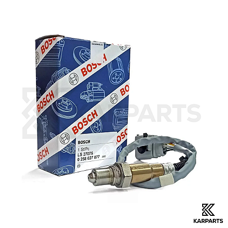 Sonda Lambda Sensor Oxigênio Pré Catalizador Bosch 0258027077 Jetta Fusca 211cv 06K906262H