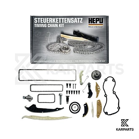 Kit Corrente Distribuição HEPU Audi A3 S3 Q3 VW Golf GTI Jetta GLI Porsche Macan 210407 06K109158A