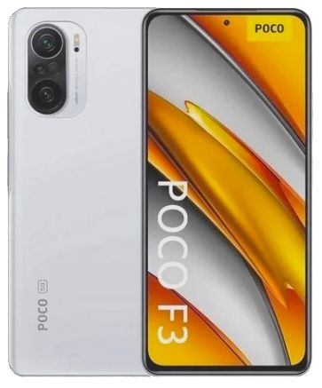 Xiaomi Poco F3 5G Dual SIM 256GB 8GB RAM Tela Amoled FHD 6.67" Camera Tripla + Selfie 20MP Bateria de 4.520 mAh Artic White