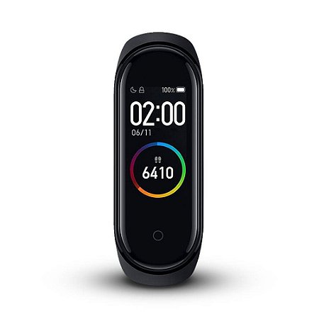 Xiaomi Smartband Mi Band 4 Pulseira Inteligente Tela Amoled Resistencia Agua Monitoraçao pelo pulso