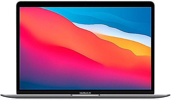 Macbook Air 13" Apple Processador M1, 8GB Ram 256GB SSD Cinza-Espacial Novo Lacrado