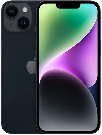 iPhone 14 128GB Meia-noite Apple 6,1” 12MP iOS 5G Usado estado Excelente