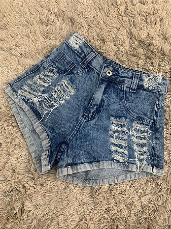 short jeans verde escuro