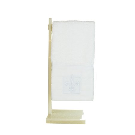 Toalha Lavabo Trussardi - Coleção Linha Flor de Liz