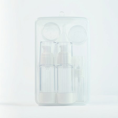 10 Unid - Kit Viagem - Maleta c/ 8 pçs