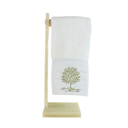 Toalha Lavabo Trussardi - Coleção Verde Oliva