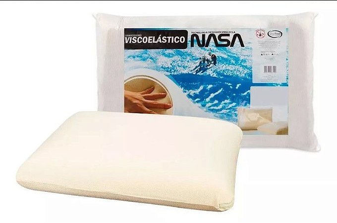 Travesseiro Nasa 100% Viscoelástico Sleep Antiácaro