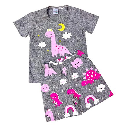 Pijama Curto Infantil Feminino