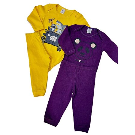 Conjunto Masculino Bebe Até 12 Meses