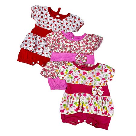Macacão Feminino Para Bebê
