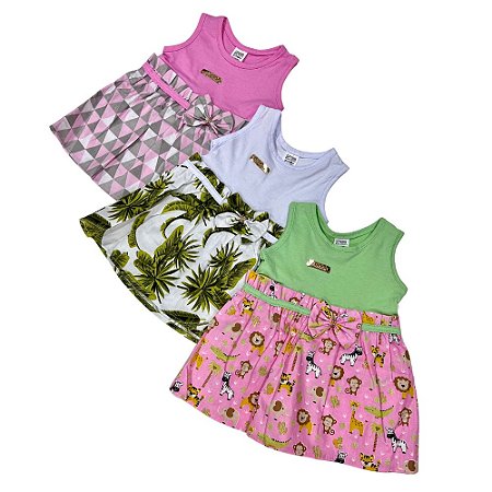 Vestido Bebê Ate 12 Meses