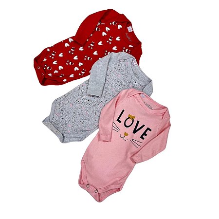 Body Manga Longa Feminino
