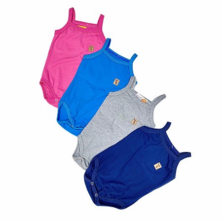Body Regata Feminino Para Bebê