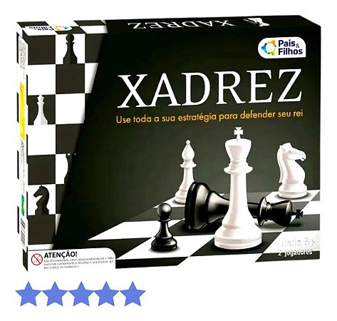 Jogo de Xadrez mdf Maleta 1 Tabuleiro + 32 Peças para até 2 Jogadores  Pequeno Decoração Presente em Promoção na Americanas
