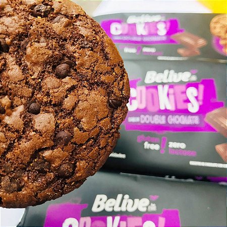 Cookies Double Chocolate 80g - Belive