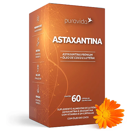 PuraVida Astaxantina 60 cápsulas