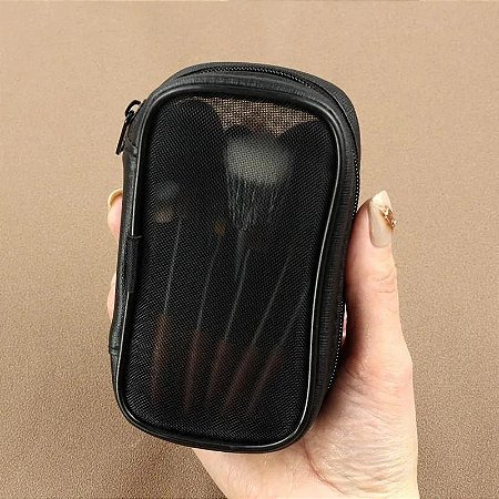 Kit de mini pincéis de maquiagem super prático