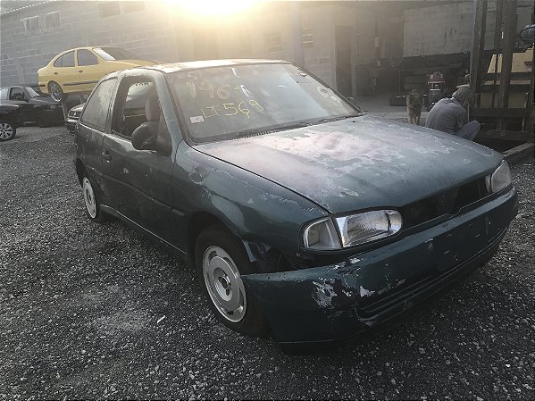Sucata VW GOL CLI 1.6 8V 2P 1996 VERDE Para Retirada de Peças