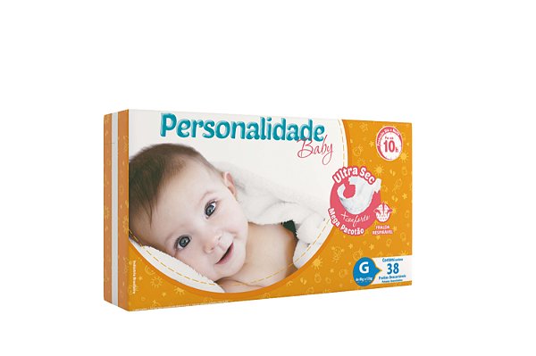 Fralda Infantil Personalidade Baby Total Care XXG 42 un