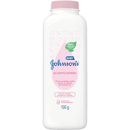 Talco Infantil Johnson’s Baby Pura Proteção 100g