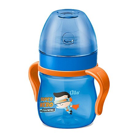 Caneca de Aprendizado Lillo Evolution C/ Alça 150ml - Azul