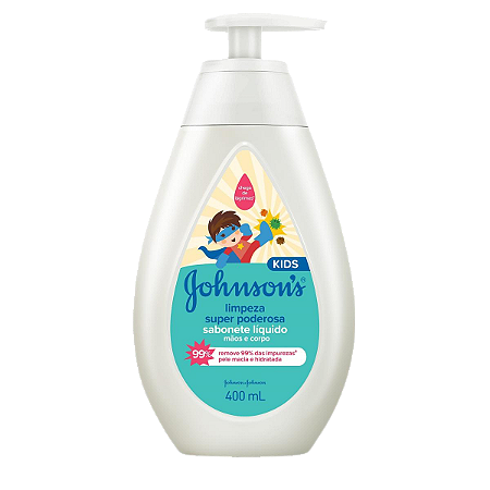 Sabonete Líquido Johnson's Limpeza Super Poderosa 200ml