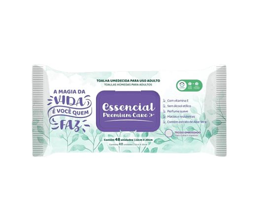 Toalha Geriatrica Essencial Premium Care C/48