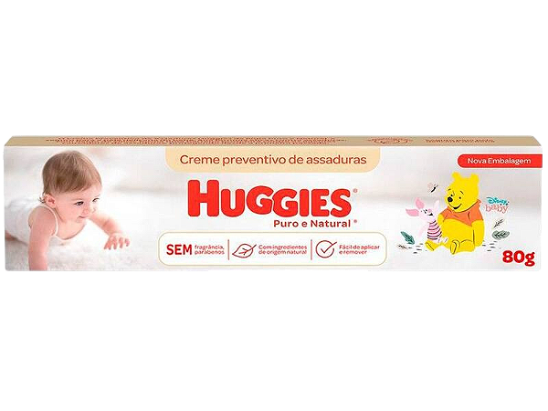 Creme Preventivo Huggies Puro e Natural 80g