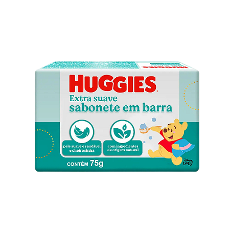 Sabonete em Barra Suave Huggies 75g