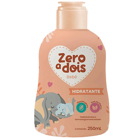 Loção Hidratante Zeroo A Dois 250ml