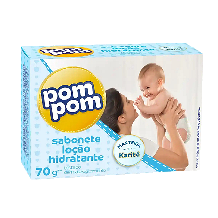 Sabonete em Barra Pom Pom Loção Hidratante