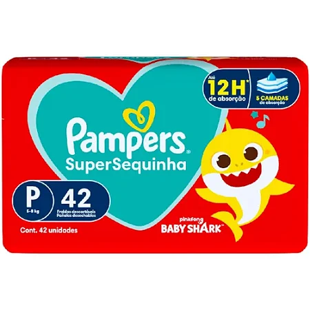 Pampers Super Sequinha Mega